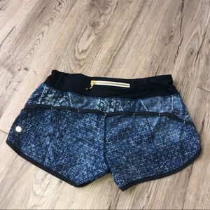 Lululemon speed shorts
